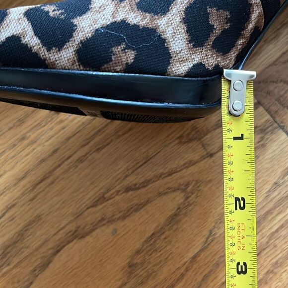 NINE WEST Leopard Faux Stiletto Platform Pumps- 8M - Picture 10 of 16
